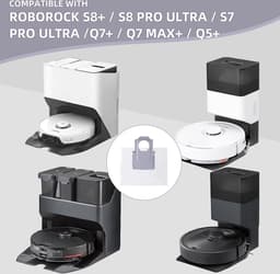 Roborock Q7 Max Stofzakken (4 Stuks, Plus.Parts® alternatief voor 8.02.0132) — thumbnail 2