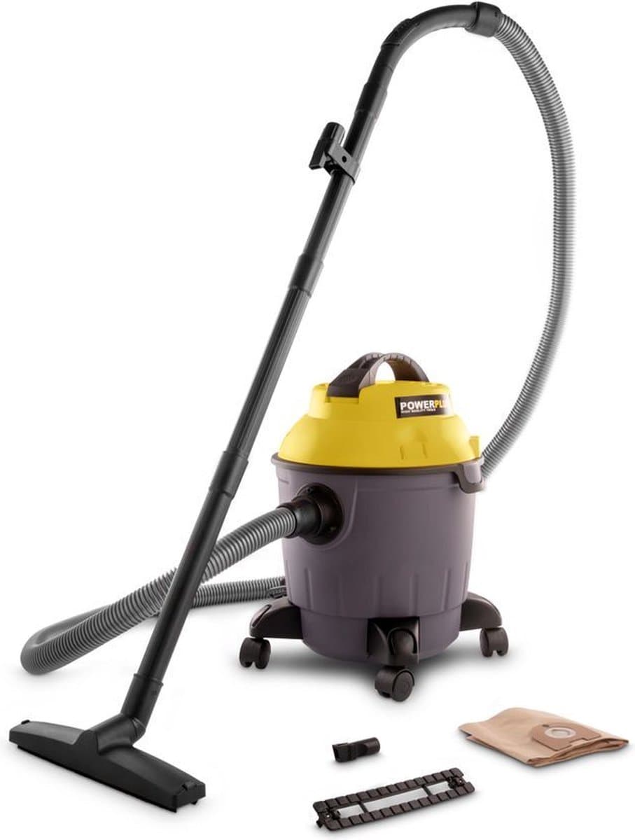 Powerplus elektrische stofzuiger nat-droog POWX321 - 1000W stofzuiger keuken, vloer, tapijt - 18l tank - met 3 acc. — afbeelding 1