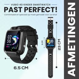 VUBIO Kinder Smartwatch B2 4G - Incl. SIM - Locatie - Videobellen - Camera — thumbnail 3