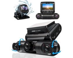 Autocamera met Parkeermodus en Nachtzicht - Groothoeklens - Full HD - Dashcam voor Auto - Bewakingscamera