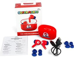 Super Mario - draadloze oordopjes - met oplaadcase - touch control - extra eartips - TWS earpods bluetooth — thumbnail 2