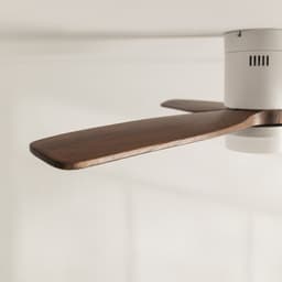 CREATE - Plafondventilator 40W silent Ø132 cm - Met Verlichting drie temperaturen - Met Afstandsbediening - 6 Snelheden - Timer - Zomer/Winter functie - Wit - WIND CALM — thumbnail 5