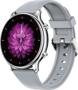 Kiraal Fit 4 - Smartwatch dames - Smartwatch Heren - Stappenteller - Full Screen - Fitness Tracker - Activity Tracker - Smartwatch Android & IOS - Grijs — thumbnail 1