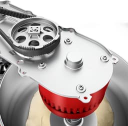 Bolture Mixer met Mengkom - Handmixer - Keukenmachine - Multifunctioneel - Kneden Kloppen en Mengen - 10L - 2200W — thumbnail 2