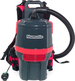 Numatic Draadloze Rugstofzuiger RSB150-NX - Rood - Inclusief accu en lader — thumbnail 5