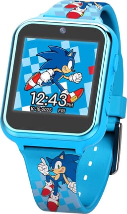 Accutime Sonic kinder smartwatch met selfiecamera en games - blauw. — thumbnail 5