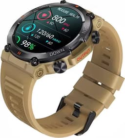 Smartwatch, KH-56-GEEL, Smartwatch Dames en Heren, Horloge, Smartwatch Bluetooth, Sporthorloge, Horloge Heren en Dames, Activity Tracker, Smartwatch Android, IPS Scherm, WATERDICHT, 30 Dagen Standby, Smartwatches geschikt voor IOS, Android — thumbnail 5