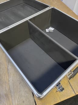 Vinylkoffer voor 250 - 300 singles / Zilver aluminium / platenkoffer - Vinylsingles - Singlekoffer - Vinyl - Koffer - platen — thumbnail 4
