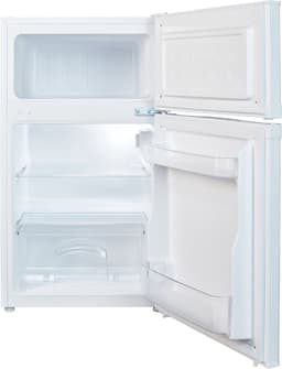 MEDION Mini koel-vriescombinatie (85 liter, 61L koelgedeelte, 24L vriesgedeelte, vrijstaand, 40 dB, transparante groentelade, deurscharnier verwisselbaar, MD 37689) wit — thumbnail 3