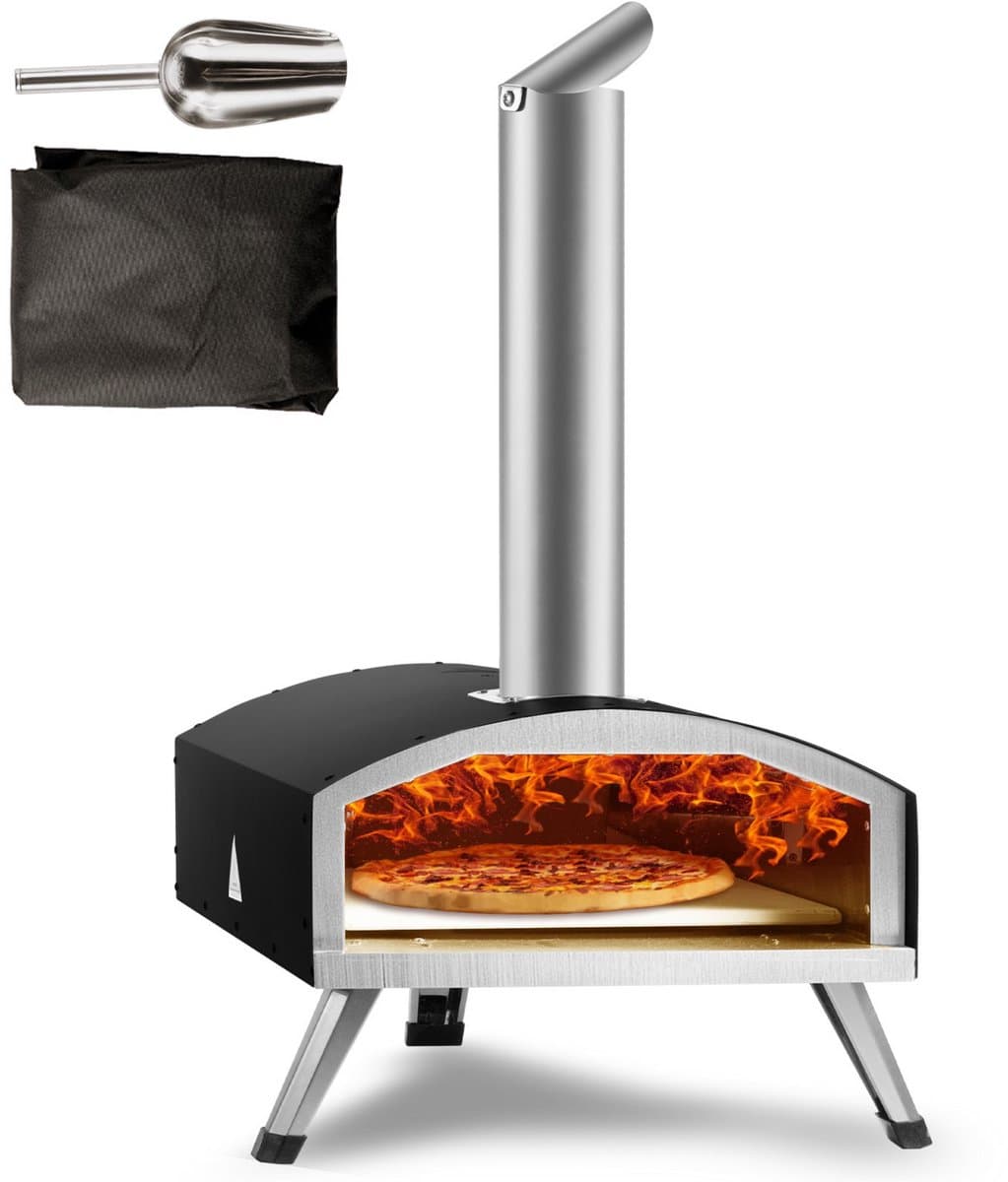 Bolt Edge Pizza Oven Buiten - Houtgestookt - Pizzasteen - Tot 300ºC - Inclusief Pizzaspatel — afbeelding 1