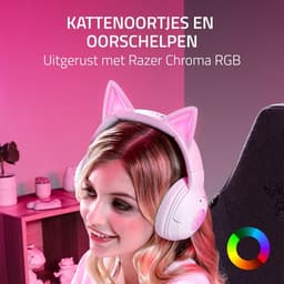 RAZER Kraken BT Kitty Edition V2 Over-ear Draadloze gaming-headset met Ruisonderdrukking Wit — thumbnail 5