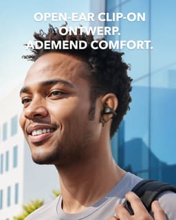 soundcore C40i by Anker - Draadloze Open-Ear Oordopjes Zwart - Earbuds - Clip-on - Flexibel joint design - Knopbediening - Lichtgewicht comfort - Stabiele pasvorm met bevestigbare grips - Uitgebreide drivers voor een helder geluid. — thumbnail 4