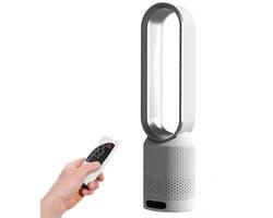 Vertylo® Draagbare Ventilator | Draagbare Airco | 8 Snelheden | Wit | Super Stil 32DB | Incl. Afstandsbediening
