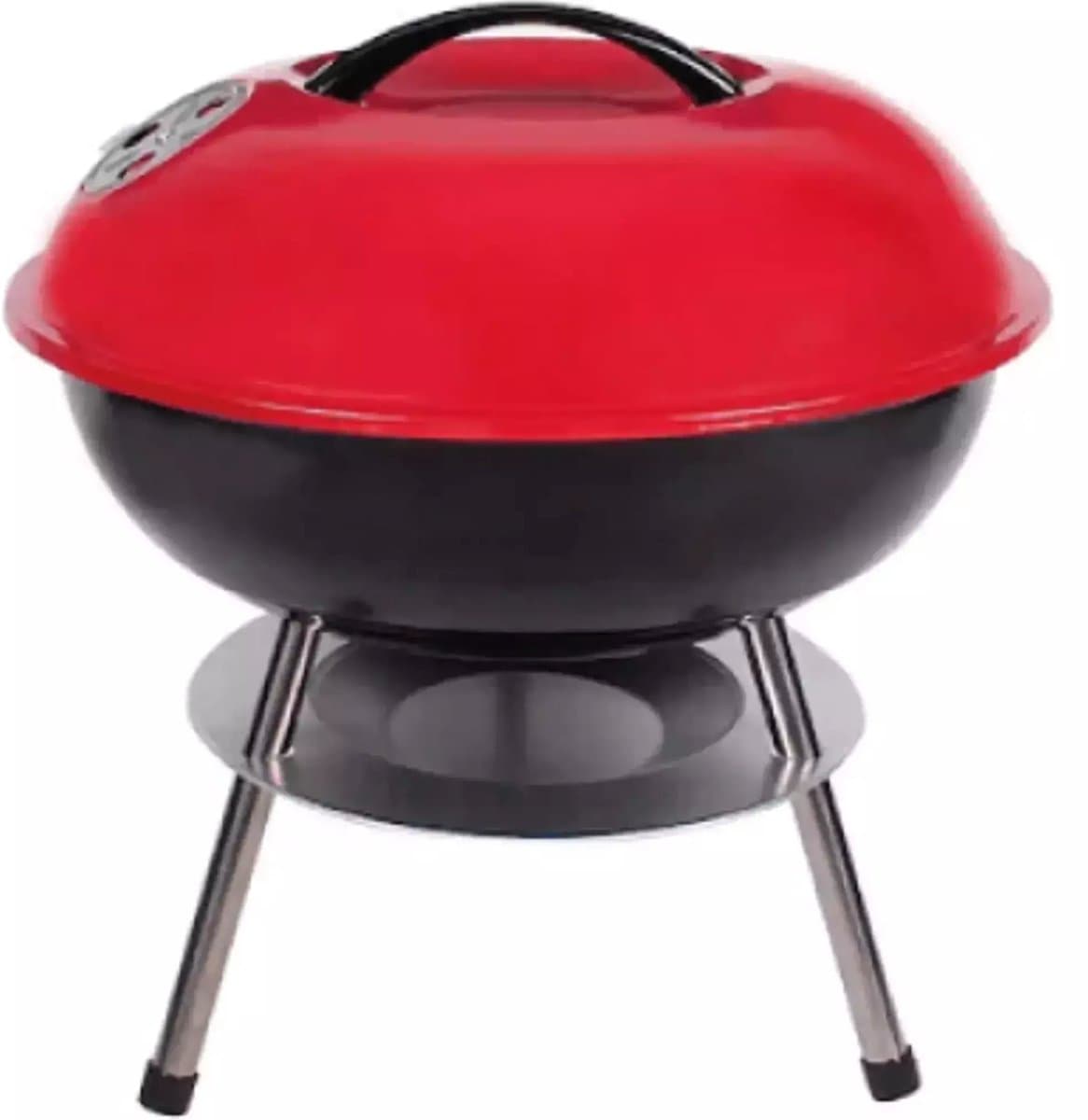 Benson Compacte BBQ bol - Traditioneel grillen - Ø 35 cm - Hoogte 40 cm - Staal - Mobiel ontwerp — afbeelding 1