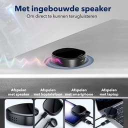 Gadgetplace Mini Afluisterapparatuur Pro 64GB met Speakers - Direct terugluisteren - Afluisterapparaat - Voice Recorder Digitaal - Dictafoon - Spy — thumbnail 3