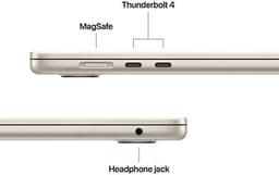 Apple MacBook Air (2025) 15 - M4 - 16 GB - 512 GB - Sterrenlicht — thumbnail 2