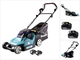 Makita DLM 382 M2 accu grasmaaier 36 V ( 2x 18 V ) 38 cm 40 l + 2x accu 4,0 Ah - zonder oplader — thumbnail 1