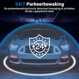Fleau Tech 4K Dashcam voor Auto 3 in 1 - 2025 Model - Voor en Achtercamera – WIFI, APP & GPS – Groothoeklens – G-sensor – Parkeermodus – Loop Recording – SD-kaart 32 GB — thumbnail 3
