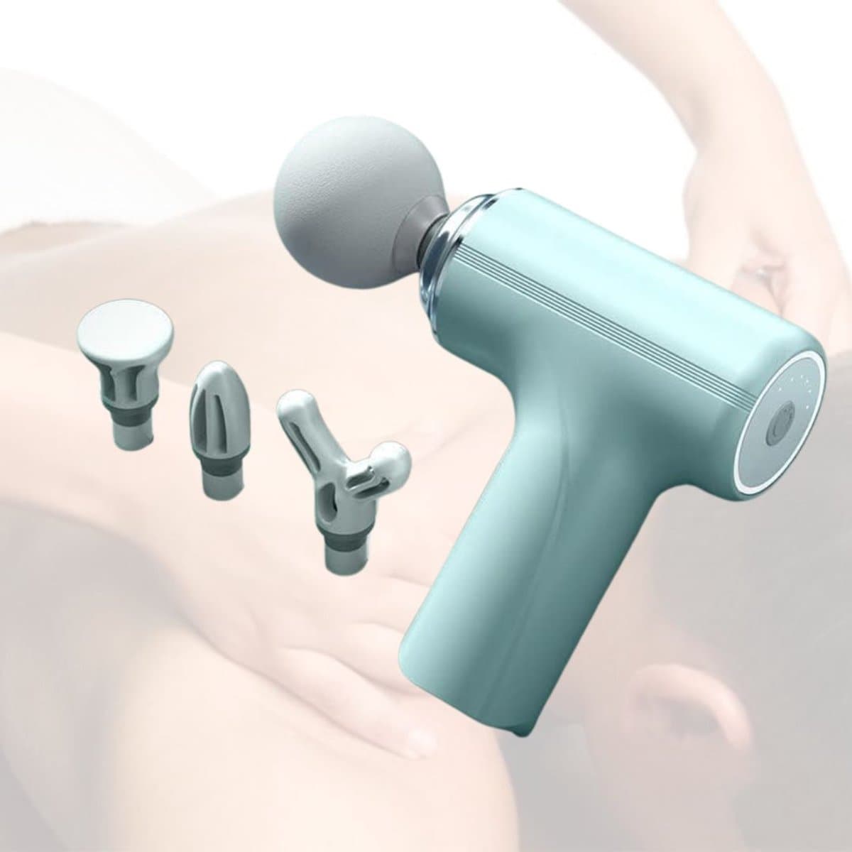 ApexArte® Massage Gun Professioneel - Massage Apparaat - Theragun - Groen — afbeelding 1