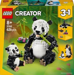 Lego Creator 3in1 31165 Wilde Dieren: Pandafamilie Bouwstenen — thumbnail 1