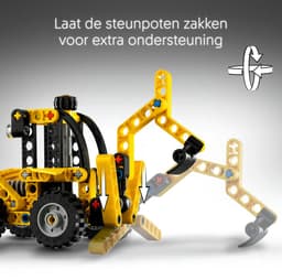 LEGO Technic - Graaflaadmachine Constructiespeelgoed — thumbnail 3