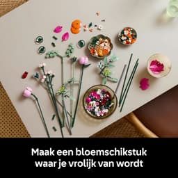 LEGO Botanical Collection - Roze boeket Constructiespeelgoed — thumbnail 5