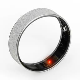 WizBay Premium Select® Zilveren FrostLook Smart Ring Dames Heren - Oplaad Case - Hypoallergeen - Hartslag & Slaap Monitor - IP68 Waterdicht - O2 Meting - Gesture Functie - Multiple Sport Modi - #11 — thumbnail 1