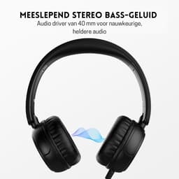 StayPowered Koptelefoon - Veilig & Comfortabel voor Kinderen - 85dB Geluidslimiet - Zacht Memory-Schuim - Ergonomisch Ontwerp - Opvouwbaar & Duurzaam - Verstrengelvrij Kabel - Universele Compatibiliteit - Zwart - Levering Sneller dan Aangegeven! — thumbnail 3