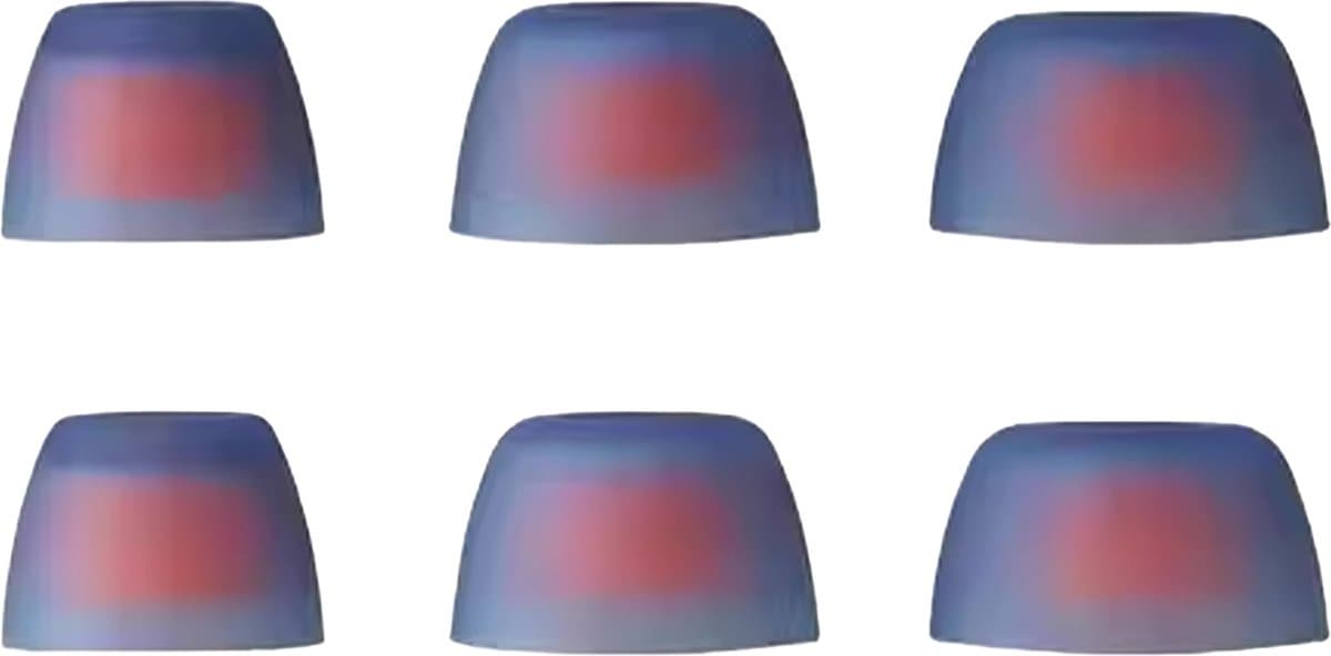 Ibley ComfortFit Siliconen oortips voor JBL Tune 230NC & JBL Live Pro+ blauw - Siliconen Earplug - S/M/L formaat - 3 paar - 3 maten - JBL Tune 230NC oortips - JBL Live Pro+ oortips — afbeelding 1