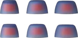Ibley ComfortFit Siliconen oortips voor JBL Tune 230NC & JBL Live Pro+ blauw - Siliconen Earplug - S/M/L formaat - 3 paar - 3 maten - JBL Tune 230NC oortips - JBL Live Pro+ oortips — thumbnail 1