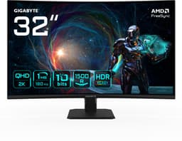 GIGABYTE GS32QCA computer monitor 80 cm (31.5") 2560 x 1440 Pixels Quad HD LED Zwart — thumbnail 1