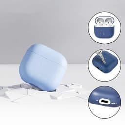 AirPods Hoesje geschikt voor Apple AirPods 4 – Legergroen - Siliconen Beschermende Case — thumbnail 5