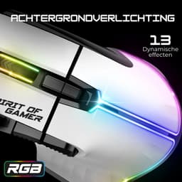 Spirit of Gamer PRO-M5 RGB Gaming Muis - Ergonomische Gamer Muis met Hoge DPI en 8 Programmeerbare Knoppen - 12800 DPI Optische Sensor — thumbnail 5