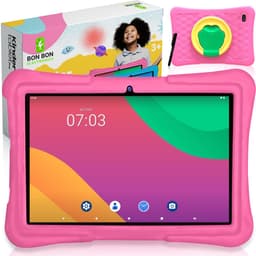 Bon Bon Electronics® 10.1 Inch Kindertablet Pro - Vanaf 3 Jaar – Tablet – Android 13 – 8-Core Processor – 128GB – 4GB RAM - 5000 mAh – Ouderlijk Toezicht – Compleet Pakket – Roze — thumbnail 1