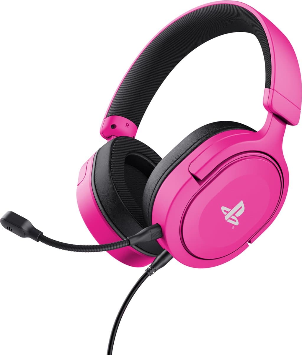 Trust GXT498R Forta - Bedrade Gaming Headset - Licensed voor PS5 - Rose — afbeelding 1
