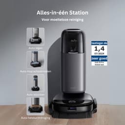 eufy Clean S1 Pro Robotstofzuiger + Vervangingssets All-in-One Station met dweilfunctie - Robot Vacuum -- 8.000 Pa Zuigkracht, Slimme Obstakelvermijding, Multi-Level Mapping, Automatische dweilterugtrekking, Perfect voor dierenharen — thumbnail 3