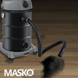 MASKO® Alleszuiger 6IN1 Nat- en Droogzuiger 2300W + stopcontact, Blaasfunctie, Droog- & natzuigen | Industriële stofzuiger vuilreservoir 30L Bouwstofzuiger - Grijs — thumbnail 2