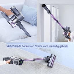 Draadloze Stofzuiger - Snoerloze Stofzuiger - Steelstofzuiger — thumbnail 4