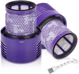 SIDANO® HEPA filter - geschikt voor Dyson V10, SV12 stofzuigers - (2 filters + borstel) — thumbnail 1