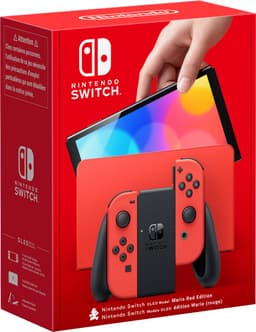Nintendo Switch OLED - Mario Editie - Rood — thumbnail 1