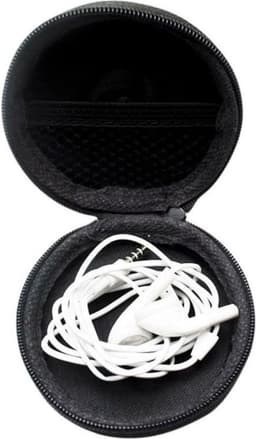 CHPN - Opbergtasje - Zwart tasje - HandigOpberg Etui voor oortjes en kabeltjes - USB Sticks - Geheugenkaarten etc. - Ideaal voor Case Headphones In Ear" — thumbnail 1