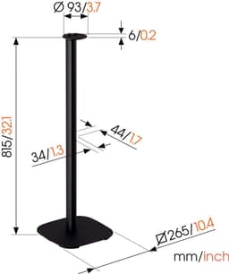 Vogel's SFS 4113 Sonos speaker standaard voor Era 100 (zwart) — thumbnail 3