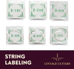 Klassieke gitaar snaren Nylon - Spaanse akoestische gitaar - + Plectrum - Gitaarsnaren Set - CS-01A — thumbnail 4