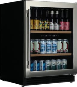 Bierkoelkast Brussel - glazen deur met RVS rand - 126 flessen - Koelkast horeca - Bier koelkast voor Thuis - Flessenkoelkast- Drank koelkast - Bierkast — thumbnail 5