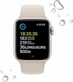 Apple Watch SE 2022 4G - 40 mm - Sterrenlicht Aluminium — thumbnail 4