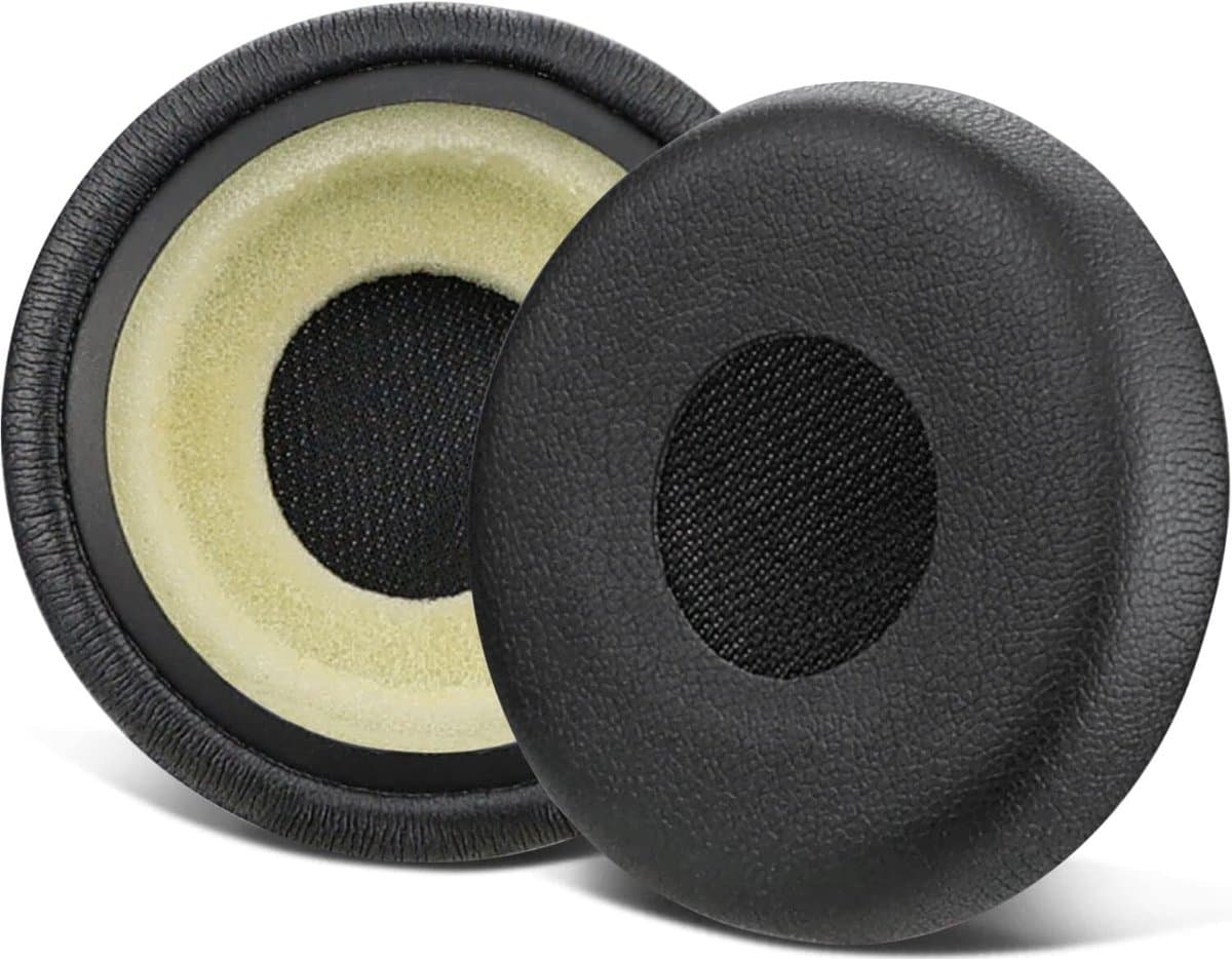 Vervangende Oorkussen Set - Geschikt voor Jabra Evolve 65, 40, 20, 20SE Oorkussens - Koptelefoon WH- 1000XM5 - Zacht Memory Foam - Zwart — afbeelding 1