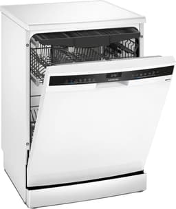 Siemens iQ300 SN23HW02ME, Vrijstaand, Volledige grootte (60 cm), Wit, Wit, Knoppen, Siemens rackMatic — thumbnail 1