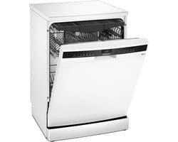 Siemens iQ300 SN23HW02ME, Vrijstaand, Volledige grootte (60 cm), Wit, Wit, Knoppen, Siemens rackMatic