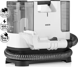 N8WERK Stofzuiger Portable Clean - Bekleding- en tapijtreiniger, licht en compact - Vlekverwijderaar, krachtige 400 watt motor, schoon- en vuilwatertank - Incl. schoonmaakmiddel — thumbnail 1