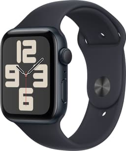 Apple Watch SE - 44mm - Midnight Aluminium Case with Midnight Sport Band - M/L — thumbnail 2